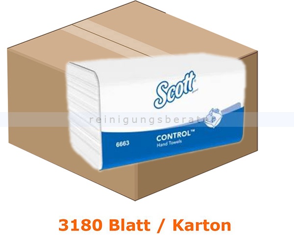 Papierhandtücher Kimberly Clark SCOTT® PERFORMANCE Medium 1 Lagig, I Faltung, AIRFLEX, Weiß, Interfold 22,0 x 32,0 cm
