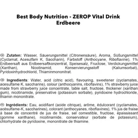 Best Body Low Carb Vital Drink Erdbeere 1000 ml