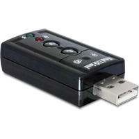 DeLock Externer USB 2.0 Sound Adapter Virtual 7.1 (63926)