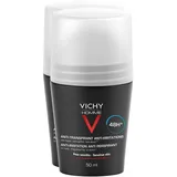Vichy Homme Deo Anti-Transpirant 48h Roll on 2 x 50 ml
