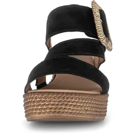 Gabor Keilsandalette Damen Schwarz 40