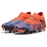 Puma Future 8 Match Creativity Fg/ag Fußballschuhe - Orange Poppy / Black / Poison Pink - EU 48