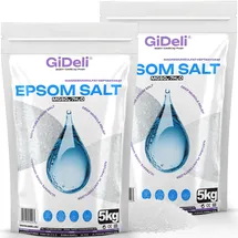 gideli Epsom Salz 10kg Bittersalz Magnesiumsulfat Badesalz Fußbad Peeling Garten GiDeli