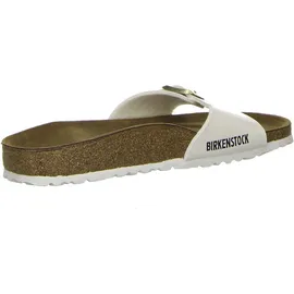 Birkenstock Madrid Birko-Flor Lack schmal patent white 41