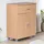 FineBuy Sideboard 60 x 75 x 30 cm Buche / Braun