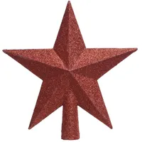 Decoris Baumspitze - weihnachtsrot