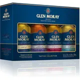 Glen Moray Probierset | Schottische Single Malt Whiskys aus der Speyside | mit Geschenkverpackung | 4 x 50 ml