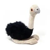 Cornelißen Stofftier Strauss 25 cm, Polyester, waschbar - Creme