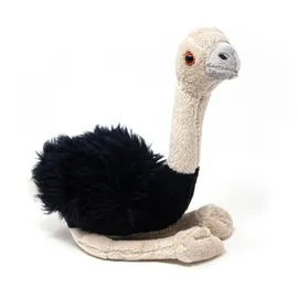 Cornelißen Stofftier Strauss 25 cm, Polyester, waschbar - Creme