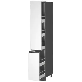 Vicco Apothekerschrank R-Line 30 x 57,2 x 206,8 cm Weiß