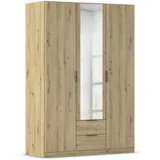 Rauch Drehtürenschrank Lagoa 136 x 197 x 54 cm Eiche Artisan