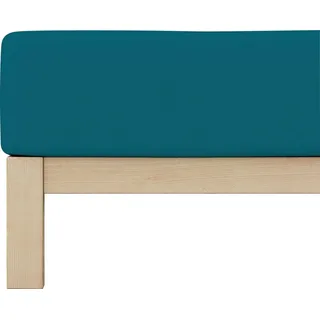 Baumwolle 140 x 200 - 160 x 220 cm petrol deep