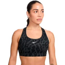 Nike Damen Swoosh Mid Support Bra schwarz