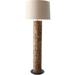 SALESFEVER Stehlampe "Treibholz", beige (natur, weiß), H: 170,00cm, Lampen, handgefertigt