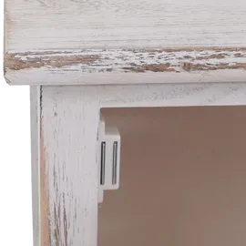 Mendler Kommode Schrank 90 x 30 x 25 cm Weiß
