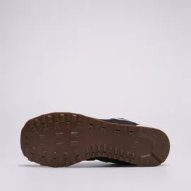 New Balance 574 Herren Black/Brown/Dark Silver Metallic 43