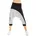WBE10 3/4-Haremshose Schwarz/Grey Melange S