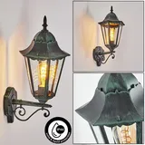 hofstein Wandleuchte (E27)  IP44 Schwarz/Grün