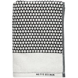 Mette Ditmer Design Handtuch Grid black/white 100 x 50 cm,