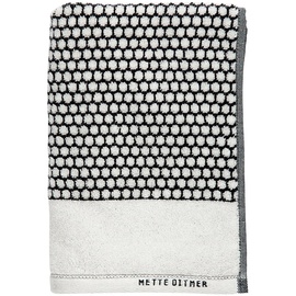 Mette Ditmer Design Handtuch Grid black/white 100 x 50 cm,