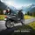 Tectake tectake® Motorradkoffer Sergej Volumen 22 l, großer Reflektor Schwarz