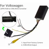12V Rückfahrkamera-Adapter RGB-AV, Rückfahrkamera-Signalkonverter RCD510 RNS510