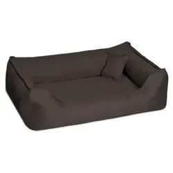 Tierlando DONALD ORTHO Hundebett Anti Haar M L XL XXL 80 100 120 150cm braun 80 cm, 22 cm, 60 cm