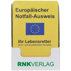 15 Stück RNK Europäischer Notfall-Ausweis 4002871252102 RNK