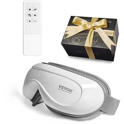 VEVOR Augenmassagegerät Augenpflegegerät 5 Modi Bluetooth-Musik Fernbedienung