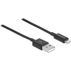 Delock USB A — Lightning (1 m, USB 2.0), USB Kabel