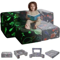 Vevor Spielsofa Kindersofa aus 25D-Schaum Bausteine 10-teilig, Kinderspielsofa mit
