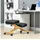 Homcom Kniestuhl Holz Schwarz