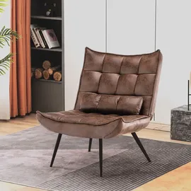 MCombo Relaxsessel 4778/79 Mikrofaser 0 x 0 x 0 cm Braun mit Kissen