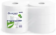 ECO 380 Jumbo Toilettenpapier, 2-lagig, weiß 812008 , 1 Paket = 6 Rollen à 1583 Blatt