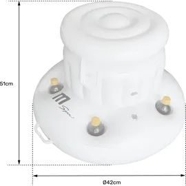 Concept-Usine MSpa Aufblasbare Schwimmende Bar Ice Box 6 Getränkehalter für Spa und Pool
