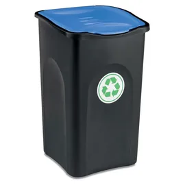 stefanplast Mülleimer 50 l Blau