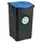 stefanplast Mülleimer 50 l Blau