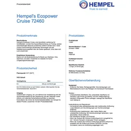 Hempel Bootslack Ecopower Cruise 0,75 l schwarz