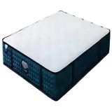 Latexmatratze Luxuriöse Orthopädische Kingsize-Matratze in 200x200cm Größe, Xlmoebel, 50 cm hoch, (Matratze), Hergestellt in Europa blau|weiß