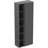 Ideal Standard Finesse Hochschrank 160 x 30 x 60 cm Anthrazit matt Glas/Holz/MDF/Spanplatte
