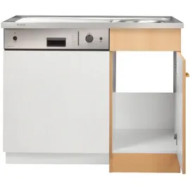 kochstation Spülenschrank KS-Elster 100 x 85 x 60 cm Beige