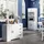 Homcom Beistellschrank 105 x 40 x 76 cm Weiß