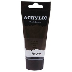 Rayher Acrylic Acrylfarben schwarz 75,0 ml