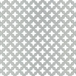 Alberts Lochblech Kreuzloch, Aluminium silberfarbig eloxiert, verschiedene Größen, Blechplatte