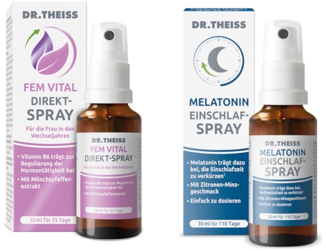 Besser schlafen in den Wechseljahren Set - Melatonin + Fem Vital Spray