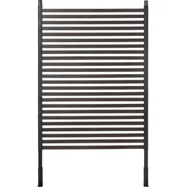 Outsunny Teichzaun 93 x 150 cm Braun/Metall