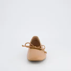 Paul Green Leder-Ballerinas in Beige / 40