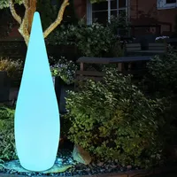 GLOBO Außen Stand Steck Lampe Fernbedienung Deko Steh Leuchte