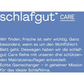 schlafgut Baselayer Comfort Matratzenschoner 90 x 200 cm weiß