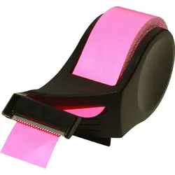 RNK Haftnotiz Rolle im Abroller 19mmx10m nachfüllbar neonpink